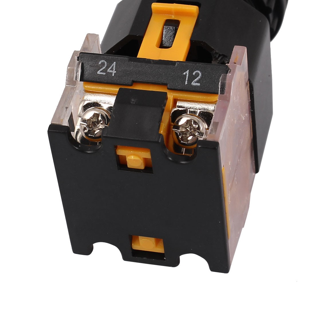 2 Pack LA38-203 AC 440V 10A 2 Position ON/OFF Rotary Selector Switch Orange