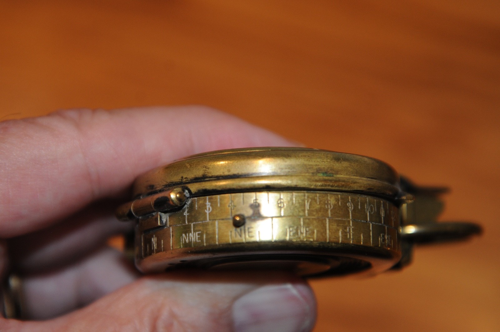 US Army Engineer Corps Cruchon Emons Berne Brass Pocket Compass WWI 1918 - 58259