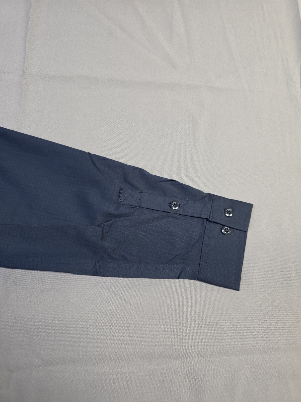 Carhartt Men's Long-Sleeve Button-Down Work Shirt Navy