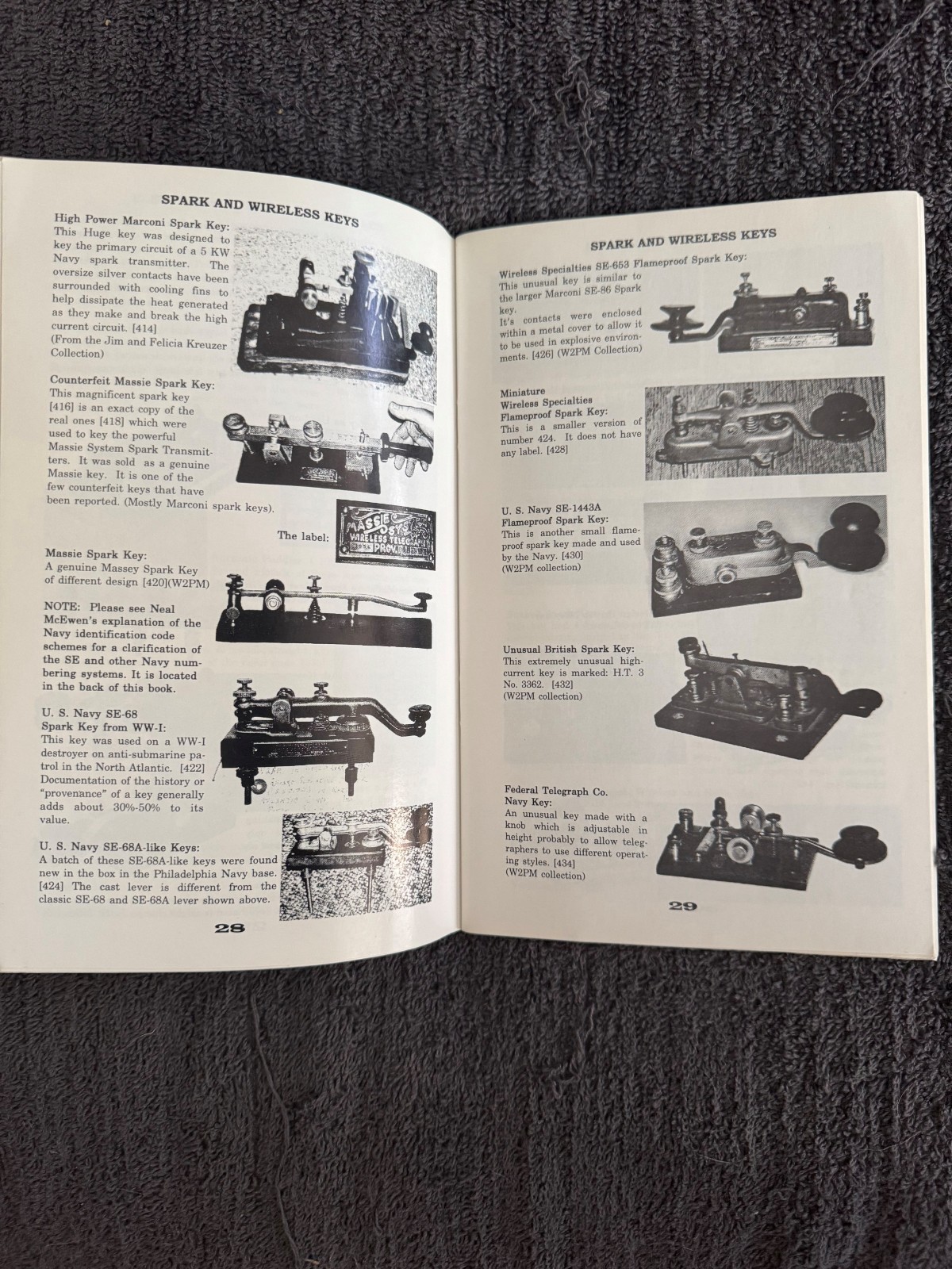 Vintage Antique Tom Pereras Telegraph Morse Code Collectors Guide book