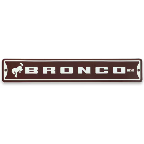 Ford Bronco Blvd Metal Street Sign * Must Have for Bronco Fans! FREE US SHIPPING