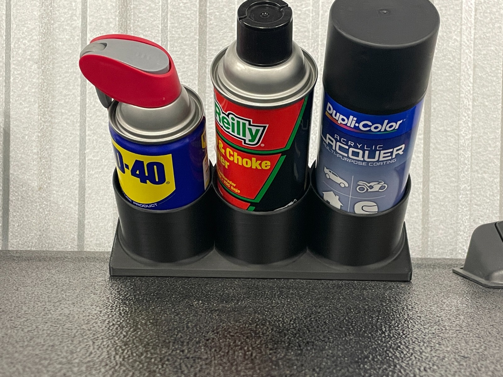 S&S MAGNETIC CAN ORGANIZER HOLDER SPRAY PAINT LUBRICANT TOOL BOX WORK BENCH USA