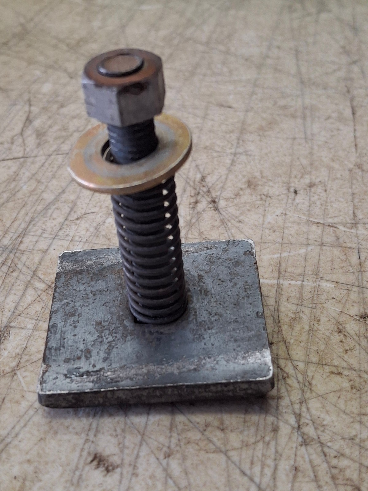 Vintage 6" Lathe Atlas 618 Craftsman 109 Tailstock Bed Clamp w/ Spring