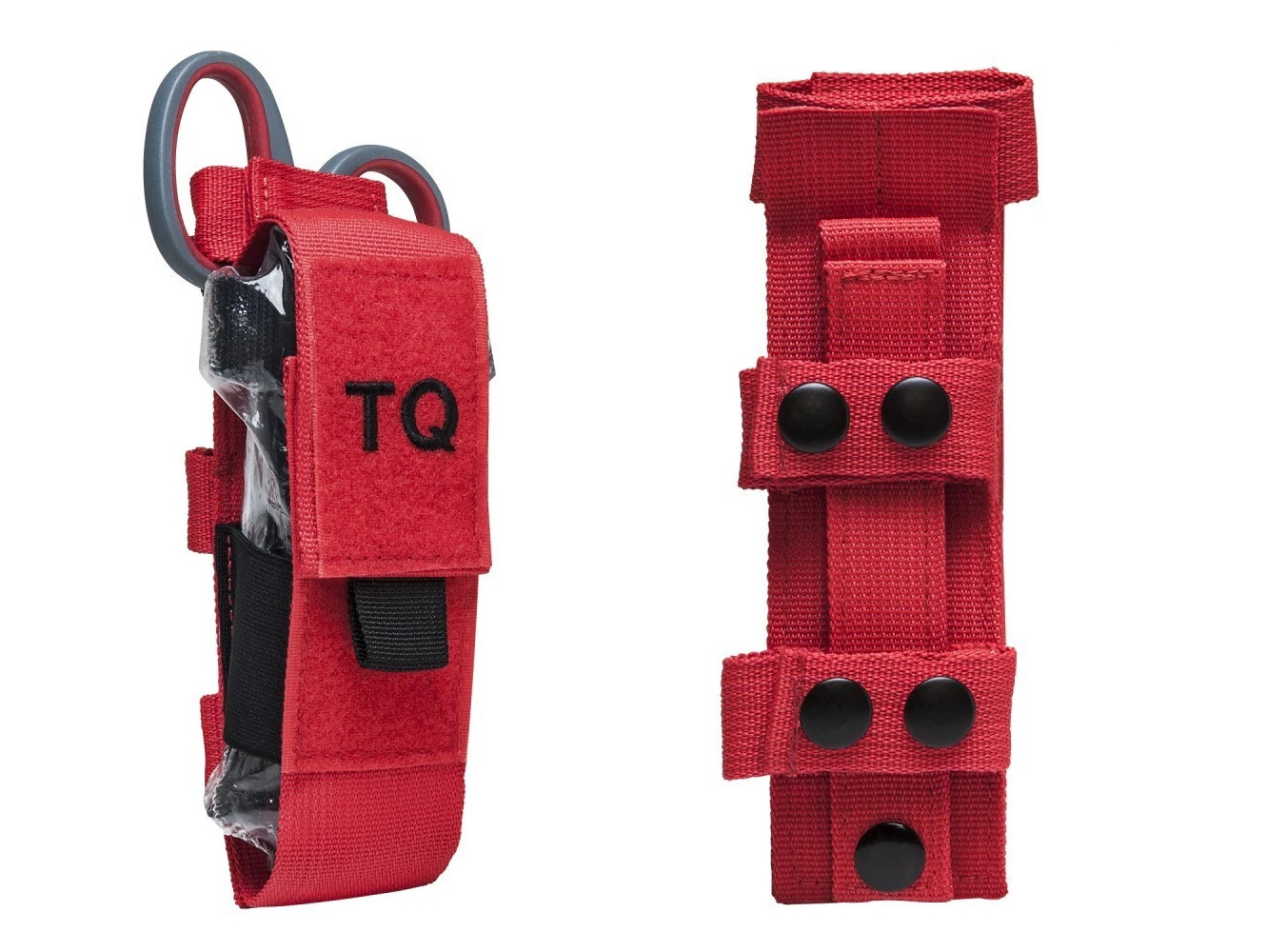 VISM Red Tourniquet Pouch – Quick Access EMT TQ Holder | MOLLE First Aid / IFAK