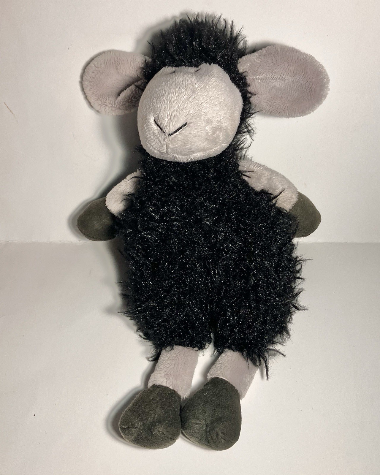 Jellycat Black Tiggalope Sheep Lamb 10” Plush Stuffed Animal Retired & Rare