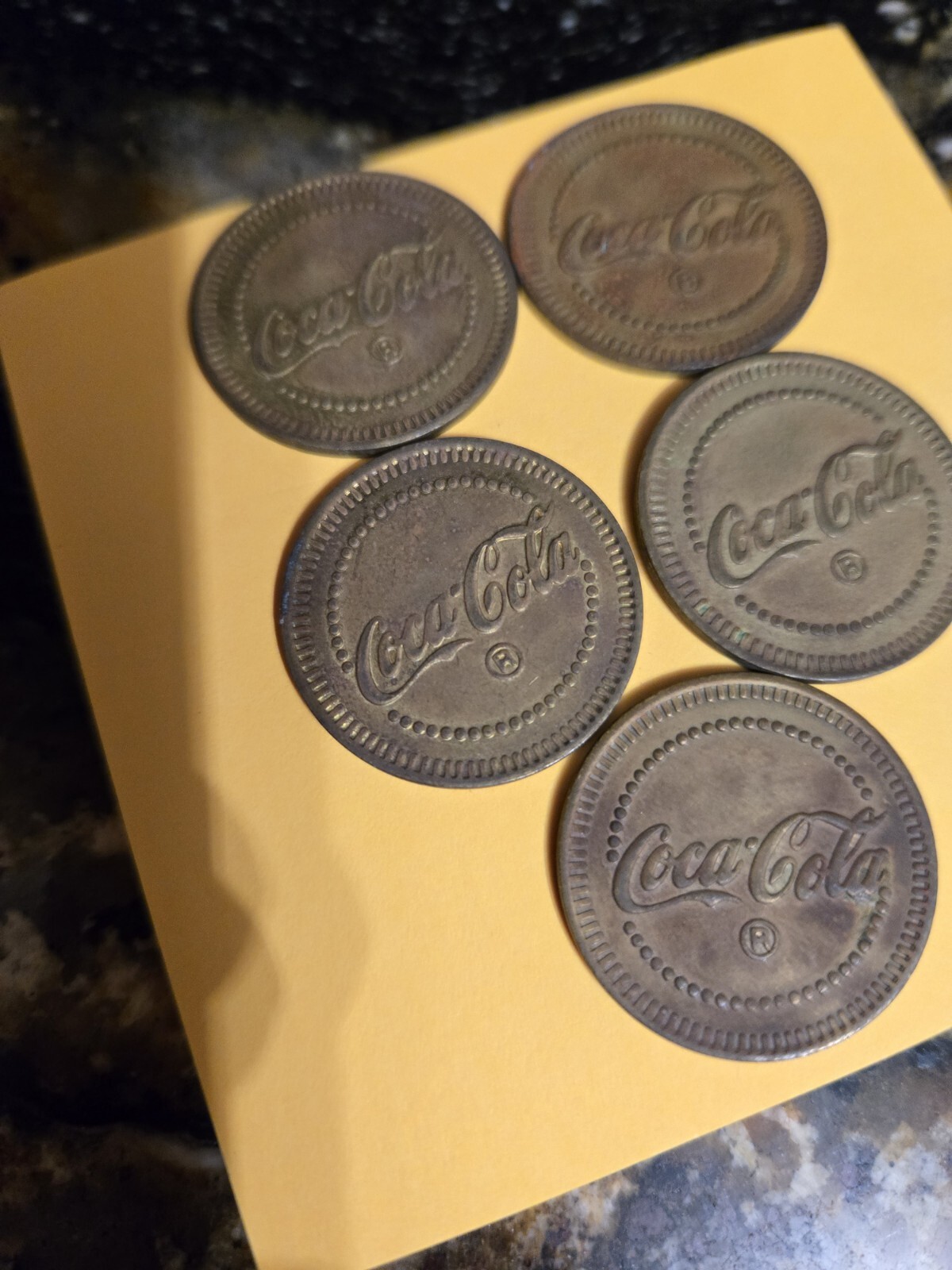 COCA COLA TOKEN COKE you get '5' TOKENS FOR $4.99