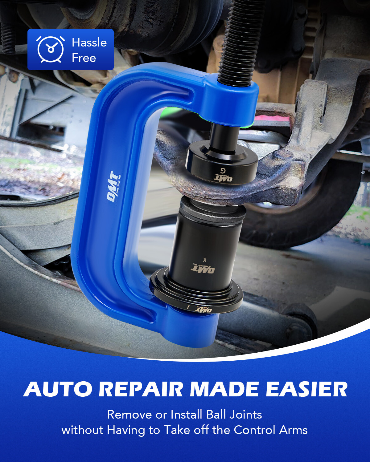 21PC C-PRESS BALL JOINT MASTER SET SERVICE KIT REMOVER INSTALLER 2 4 WD AUTO