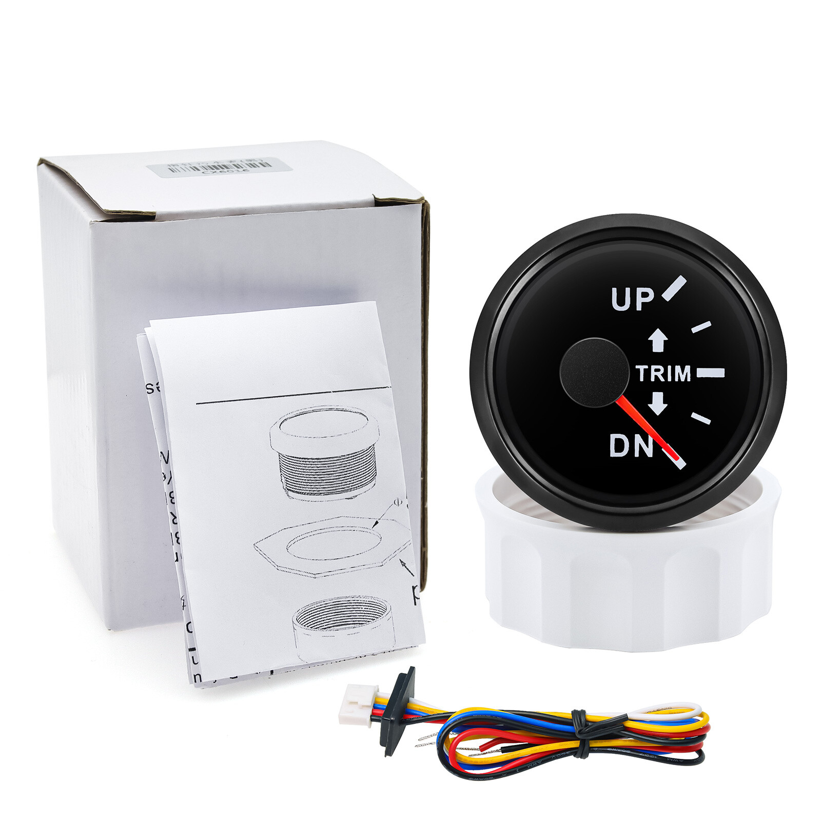 7 Gauge Set 85mm Boat GPS Speedometer 120km/h/80MPH Tachometer 8000RPM Gauge US