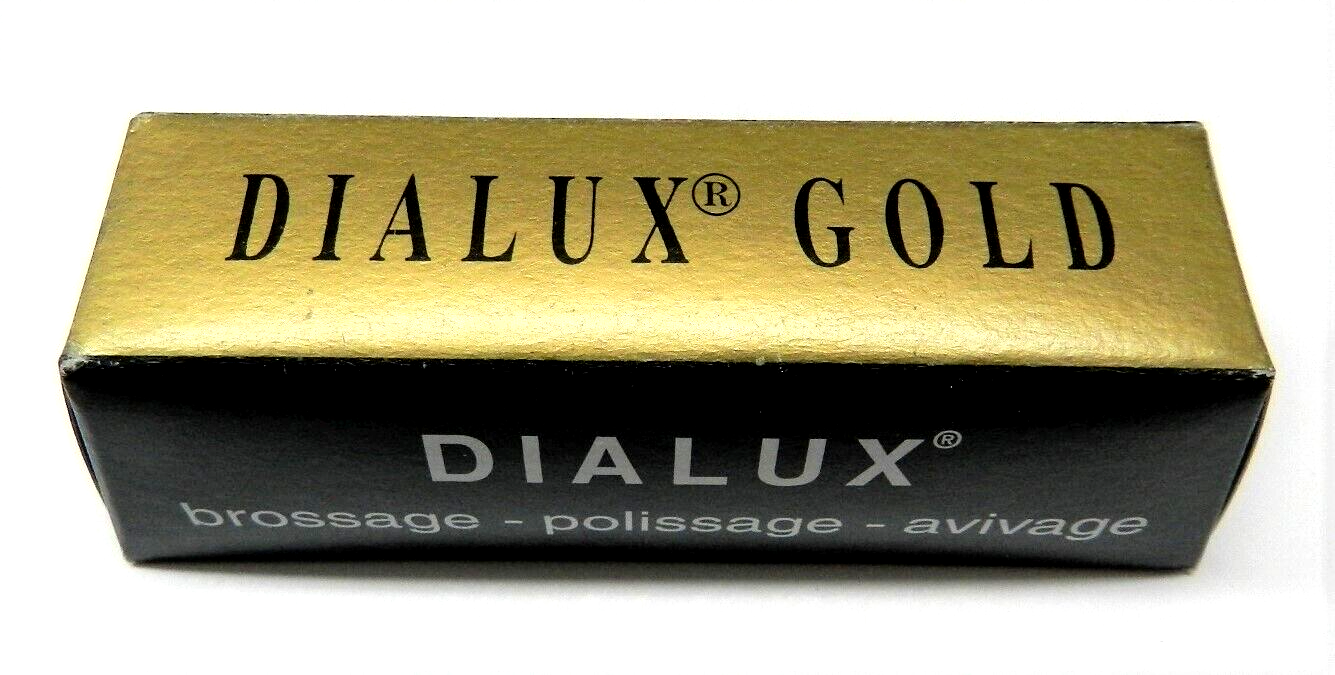 DIALUX GOLD Polishing Compound Jewelry Rouge Super-Finish Highest Gloss - 1 Bar