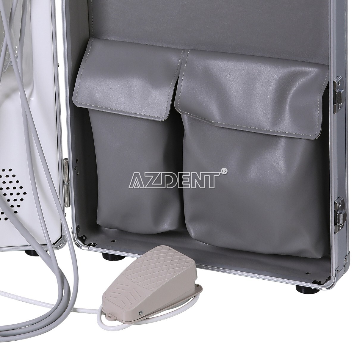 Portable Mobile Dental Delivery Unit System Suction Air Compressor Motor 4Hole