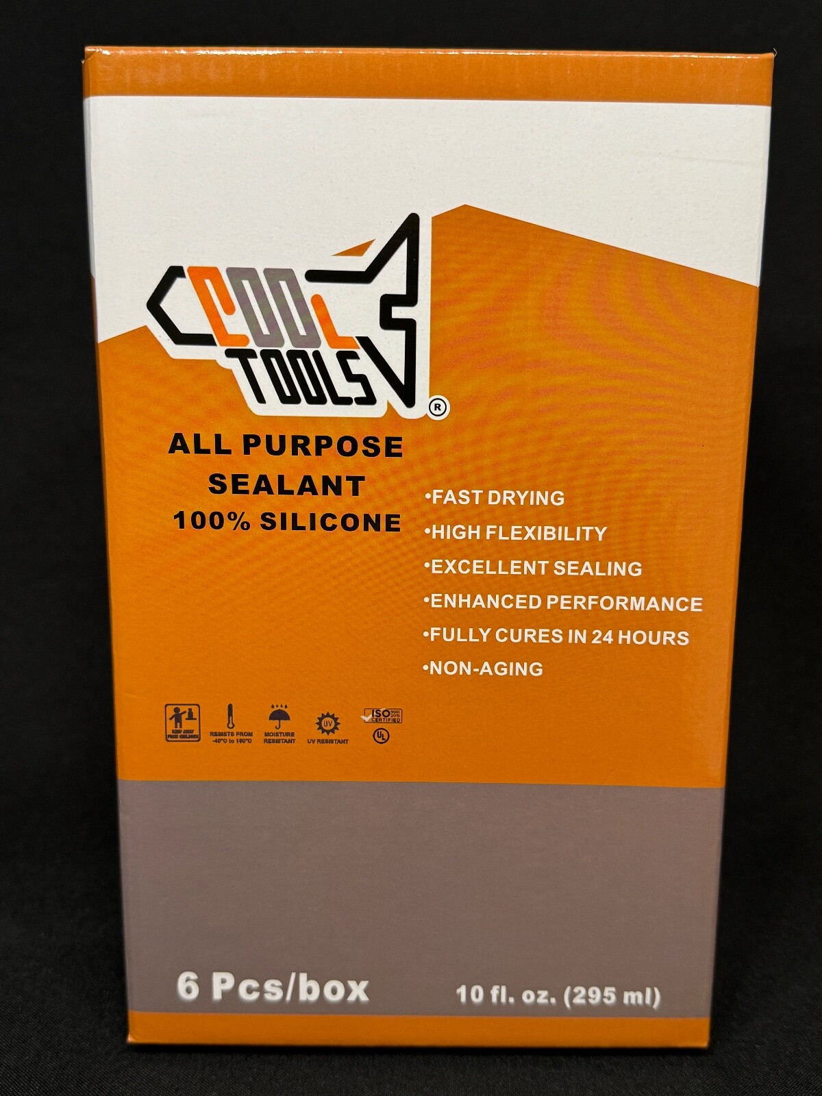 CoolTools ALL PURPOSE Caulk-Seal 100% Silicone Sealant 10 OZ x24 Cartridge Clear