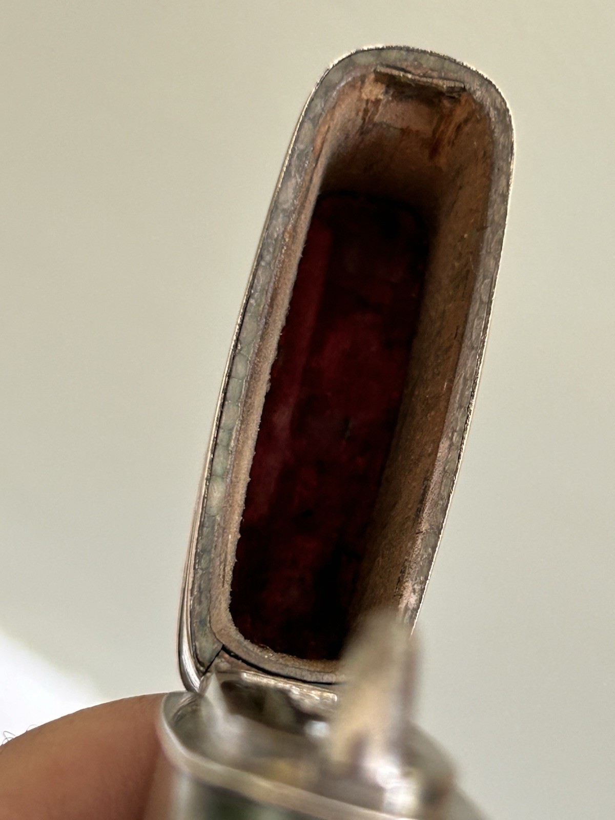 Antique Georgian Green Shagreen & Silver Mounted Draughtsman’s Etui. Circa 1790.