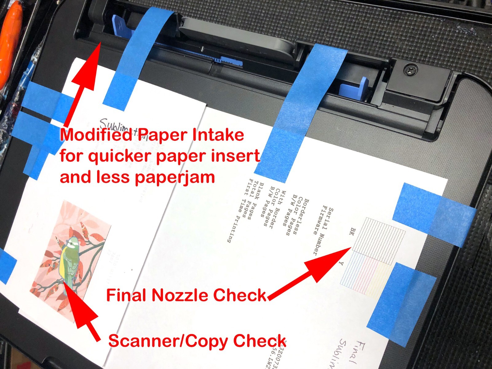 EcoTank Sublimation Printer Bundle: Printer with Sublimation Ink + Paper