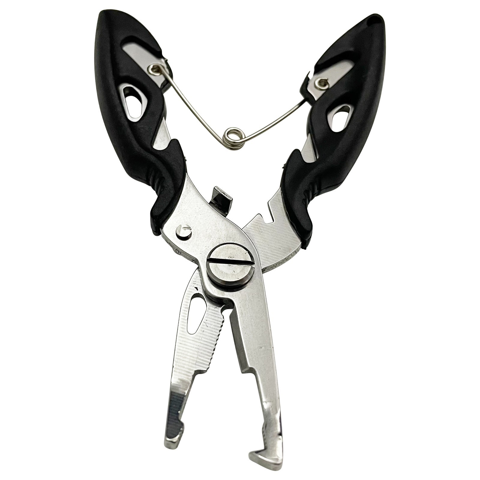Fishing Pliers Fish Clamping Plier Outdoor Fishing Ring Cutters Fish Hook Sciss