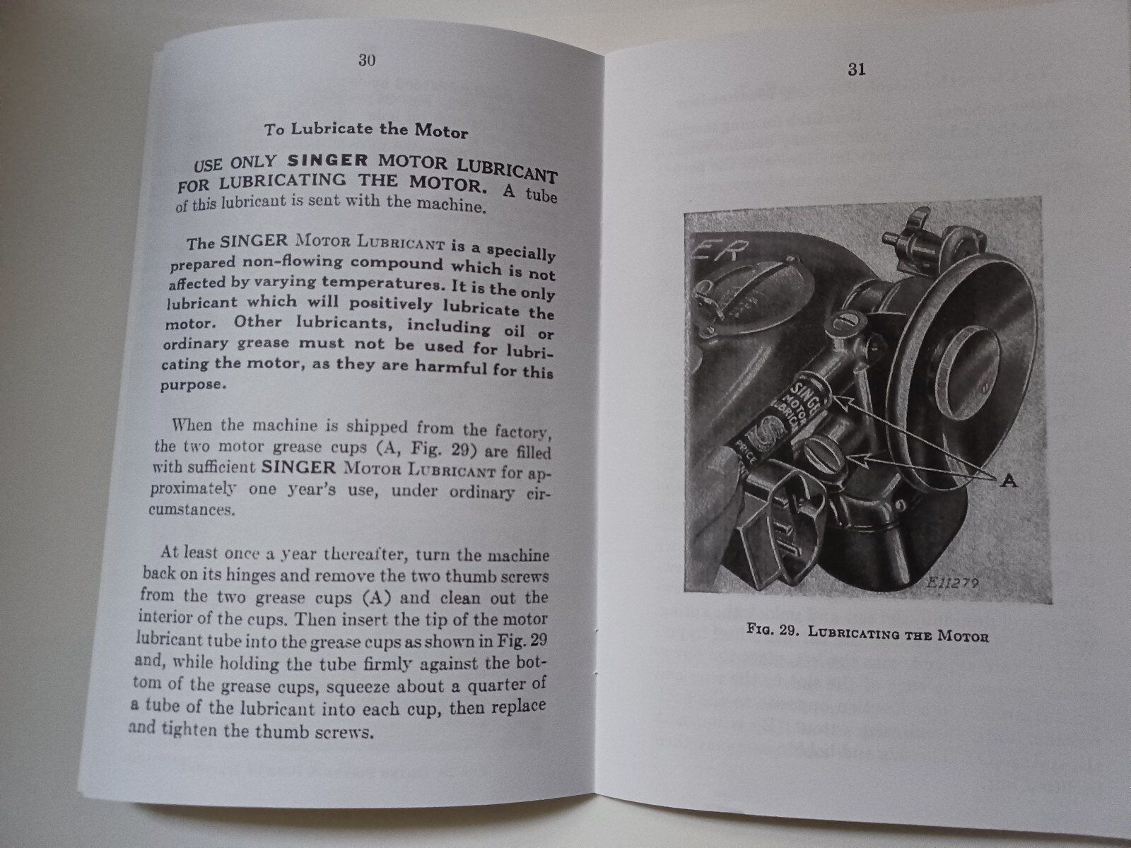 Singer 201-2 Manual Instruction Sewing Machine Reprint (Model 201)