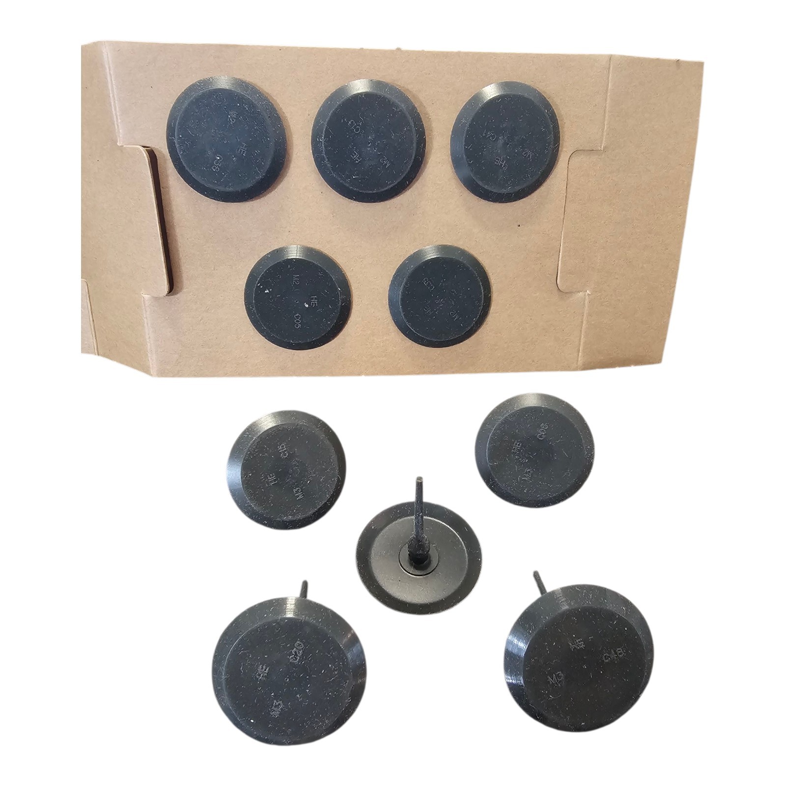 (3) Outlet Valve Disk Gas Mask M40 M40A1 M42 M42A1 M45 M48 M17 M17A1 M17A2 +More