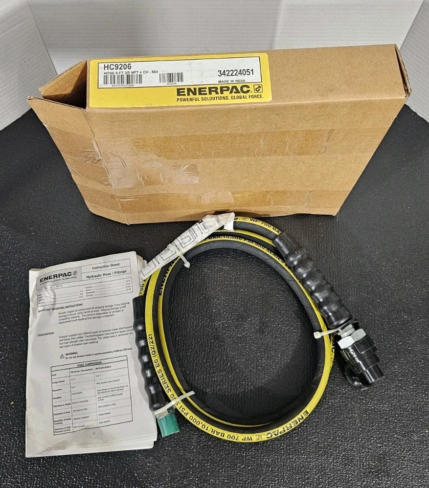 Enerpac HC9206 6 ft Hydraulic Hose 3/8"NPT