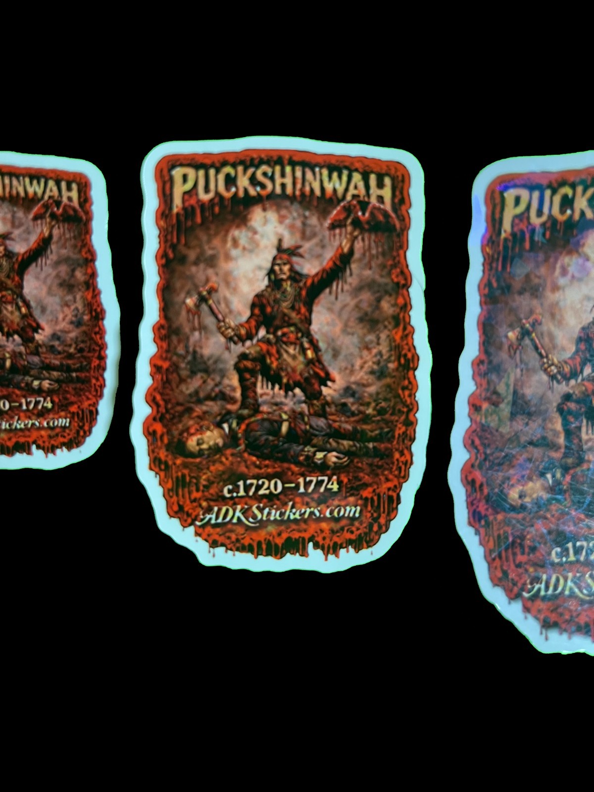 Puckshinwah 1720-1744 Sticker Collector Set