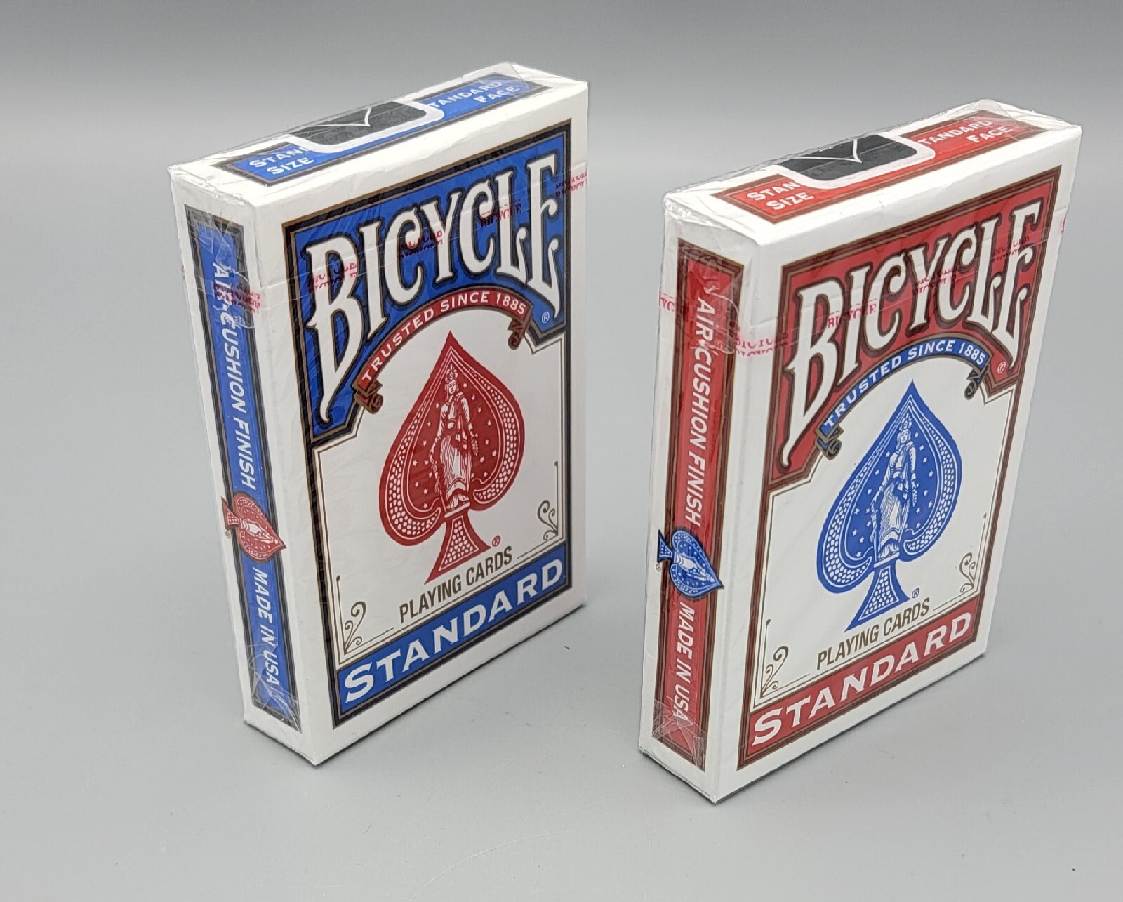(2 Decks) Bicycle Standard Playing Cards Red/Blue [New & Sealed]