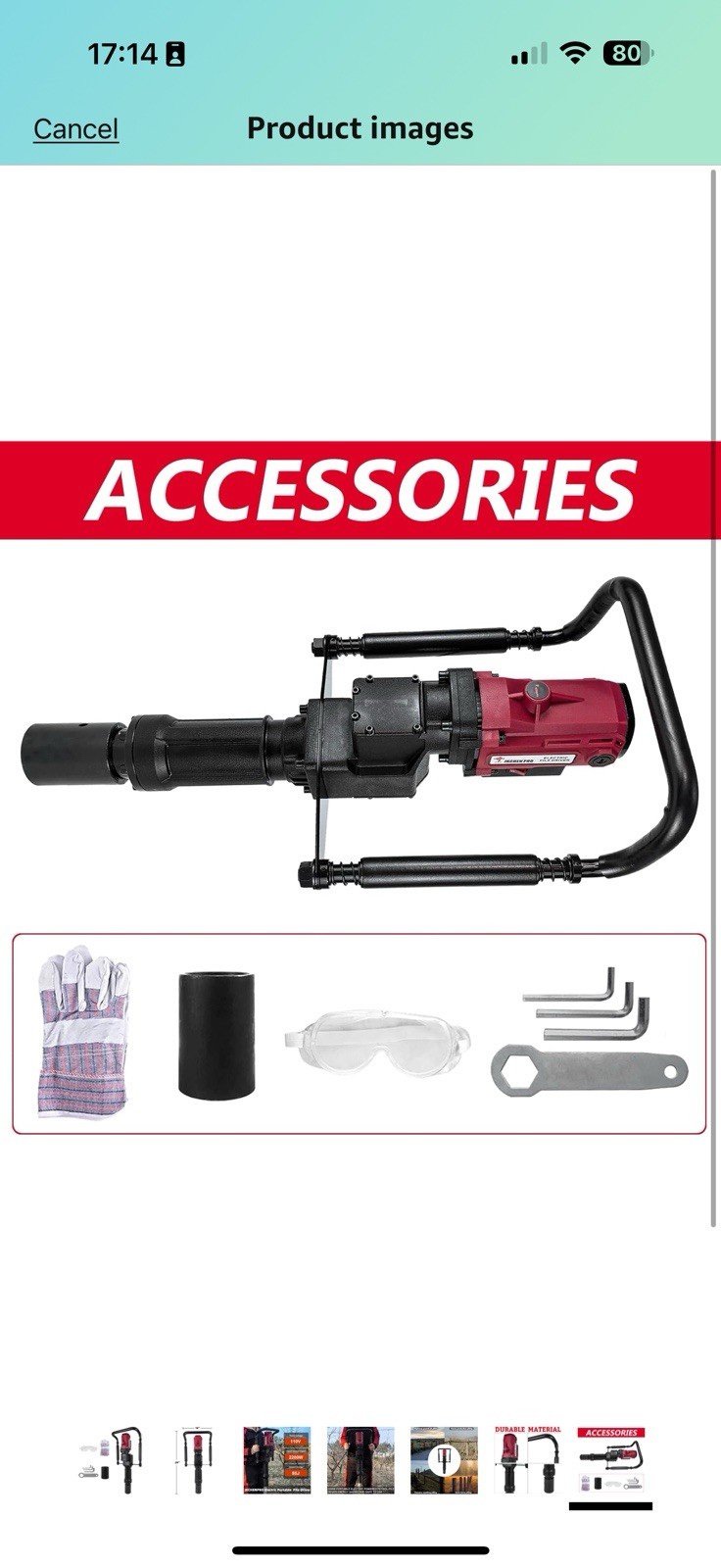 Electric Pile Driver Hammer - JKCHENPRO 2200W Electric T Post Driver 110V New