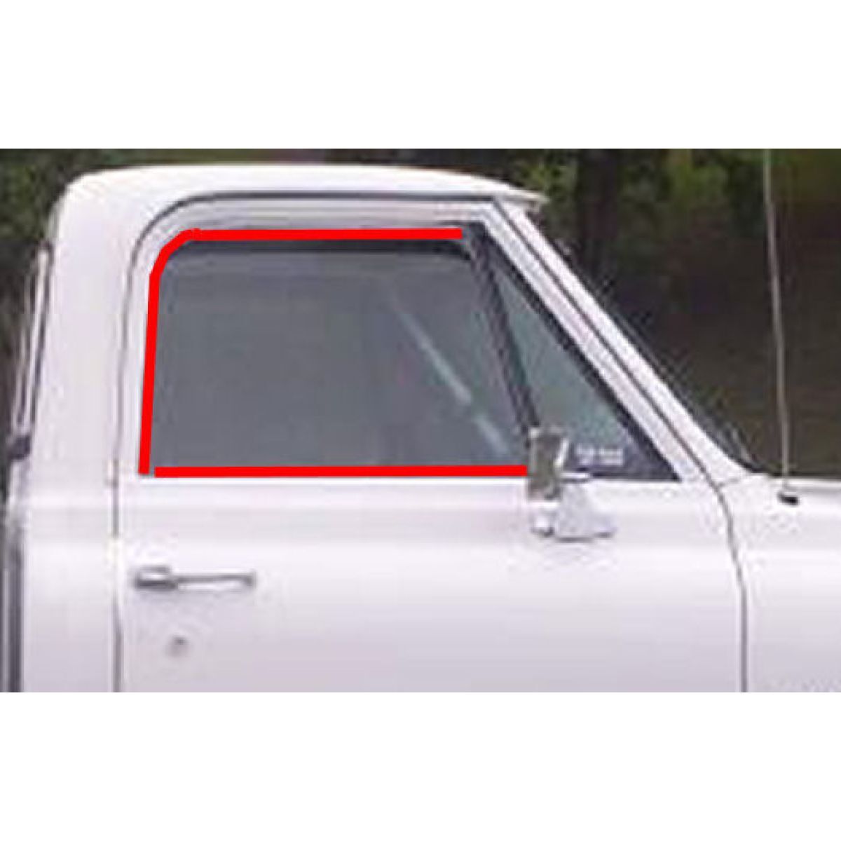 8pc Window Sweep Kit Black Bead for 67-72 GMC Chevy Truck