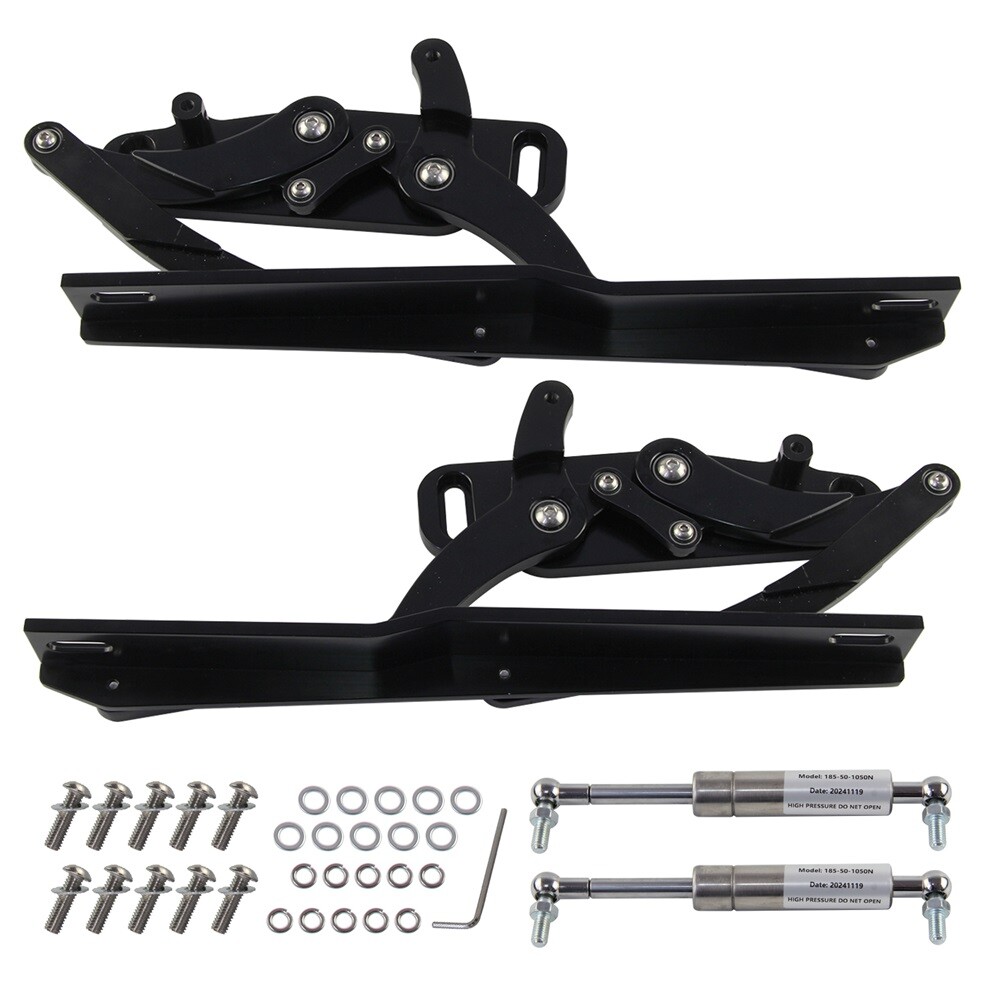 Billet Hood Hinge Kit Pair For Chevrolet Camaro & Pontiac Firebird 1970-1981