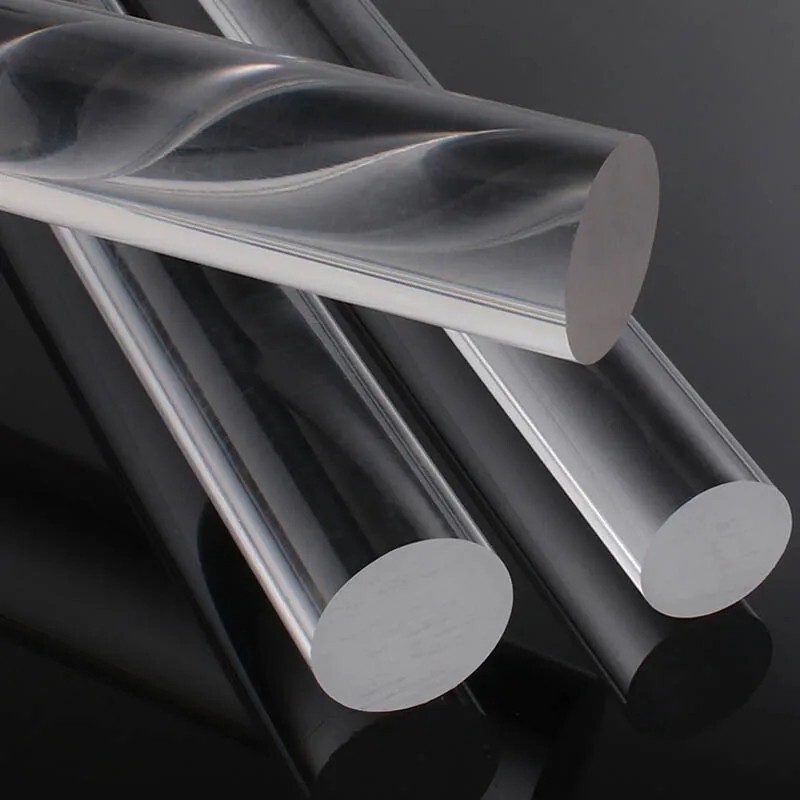 Clear Acrylic Plexiglass Perspex Φ 2mm-100m Round Rod Solid Bar 100mm-500mm Long