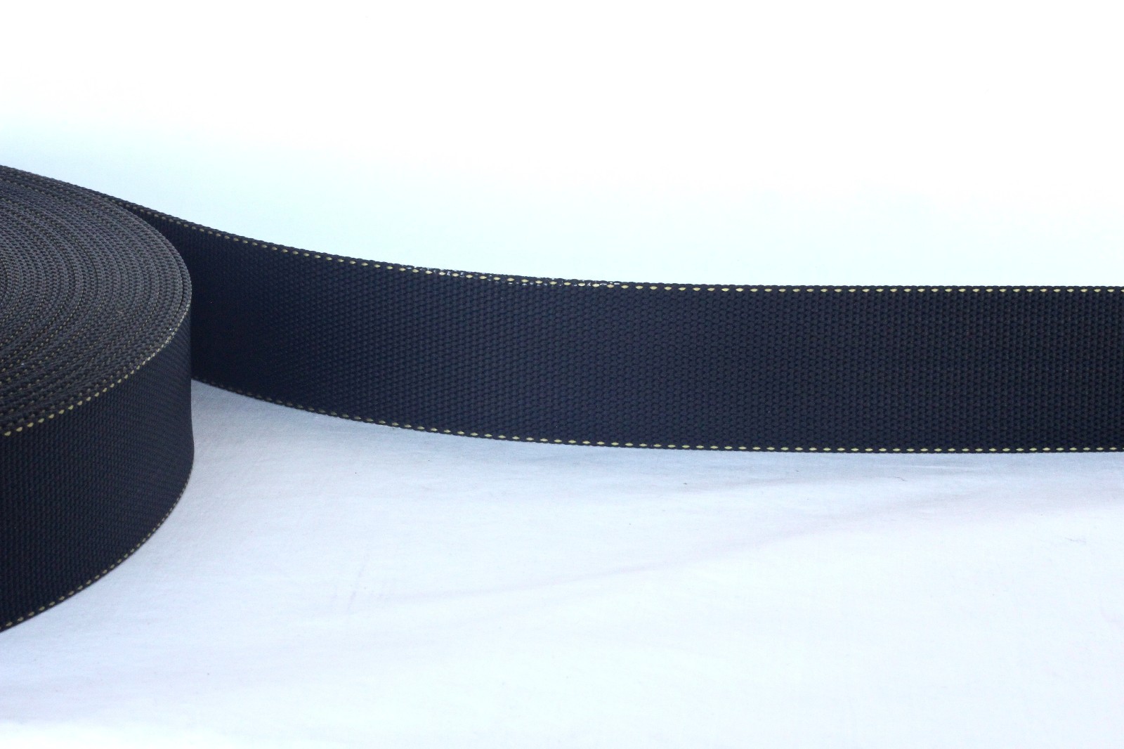 Aviation Seat Belt Webbing BULK - Per Foot - BLACK 1.75" - Safety Restraint NEW