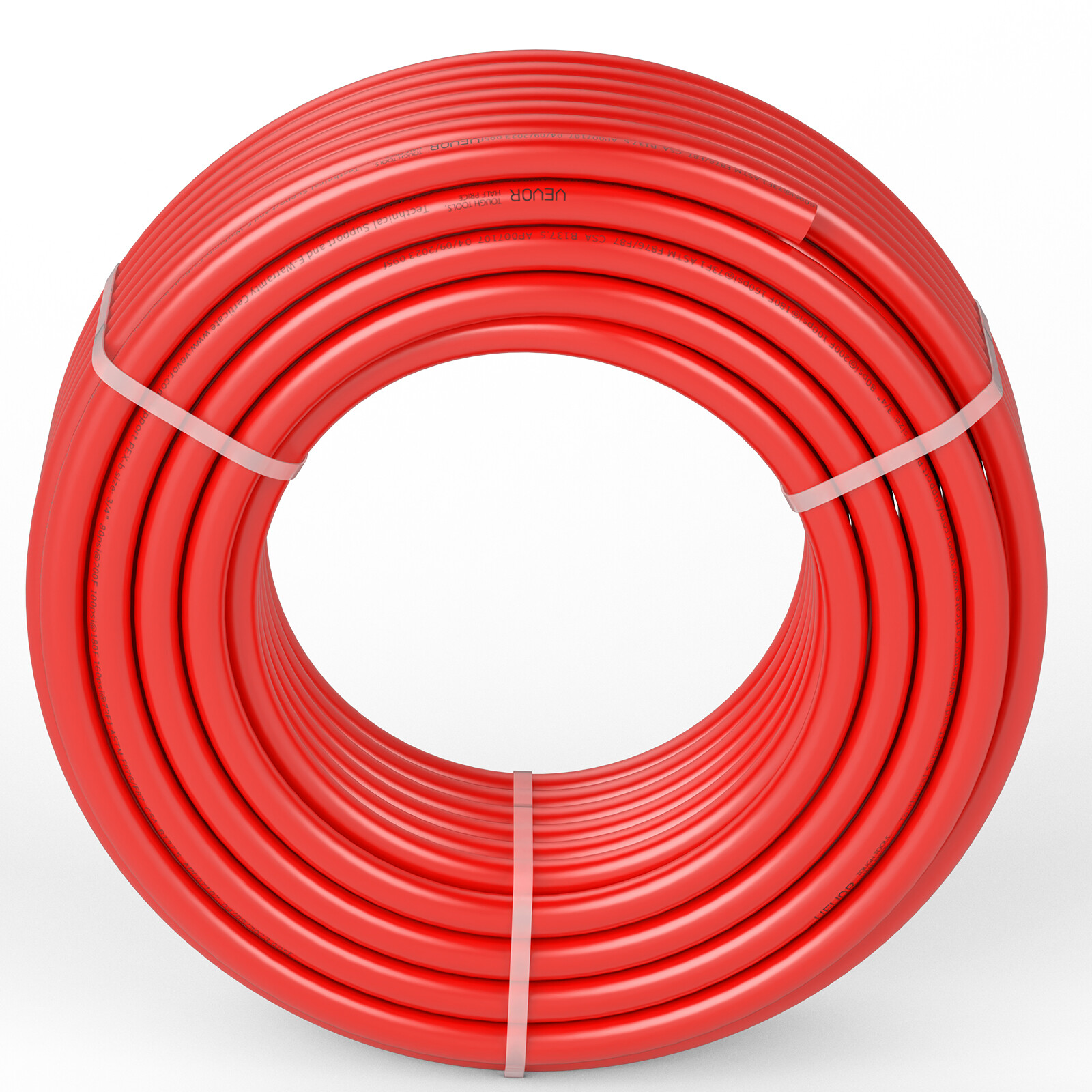 VEVOR 3/4” x 100ft Red PEX-B Tubing/Pipe for Potable Water with Pipe Cutter
