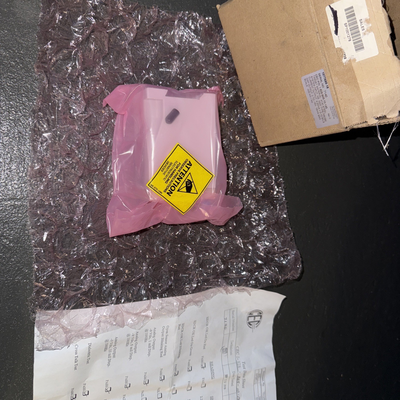 CEC / Radial Vibration Transmitter 1-828-B05-14S 1077688-17 SEALED NEW