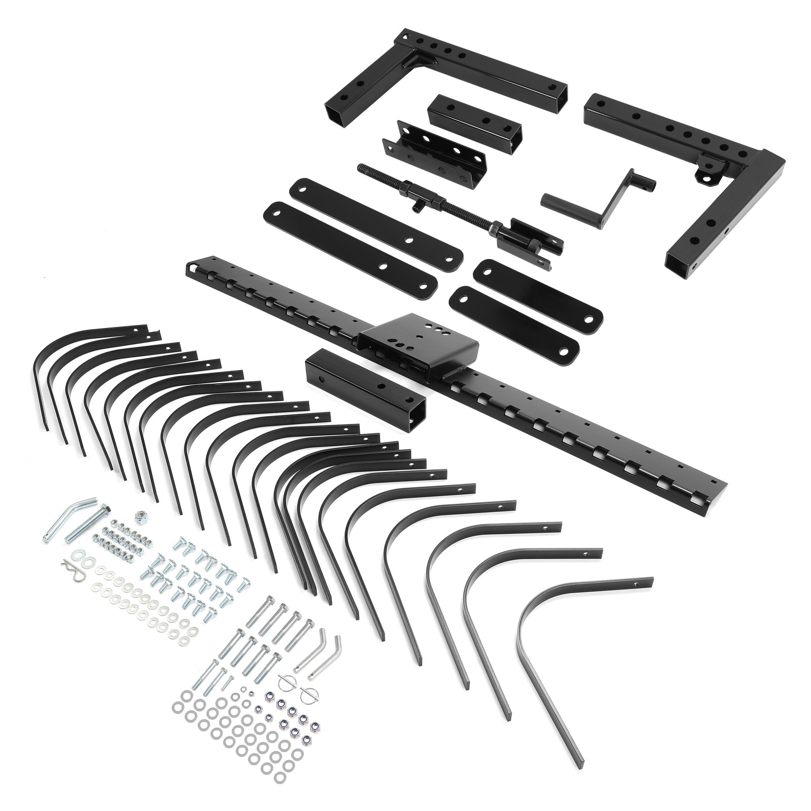 For ATV UTV Lawn Garden Tractors 60" Landscape Rake W/1 Point Hitch Lift Steel