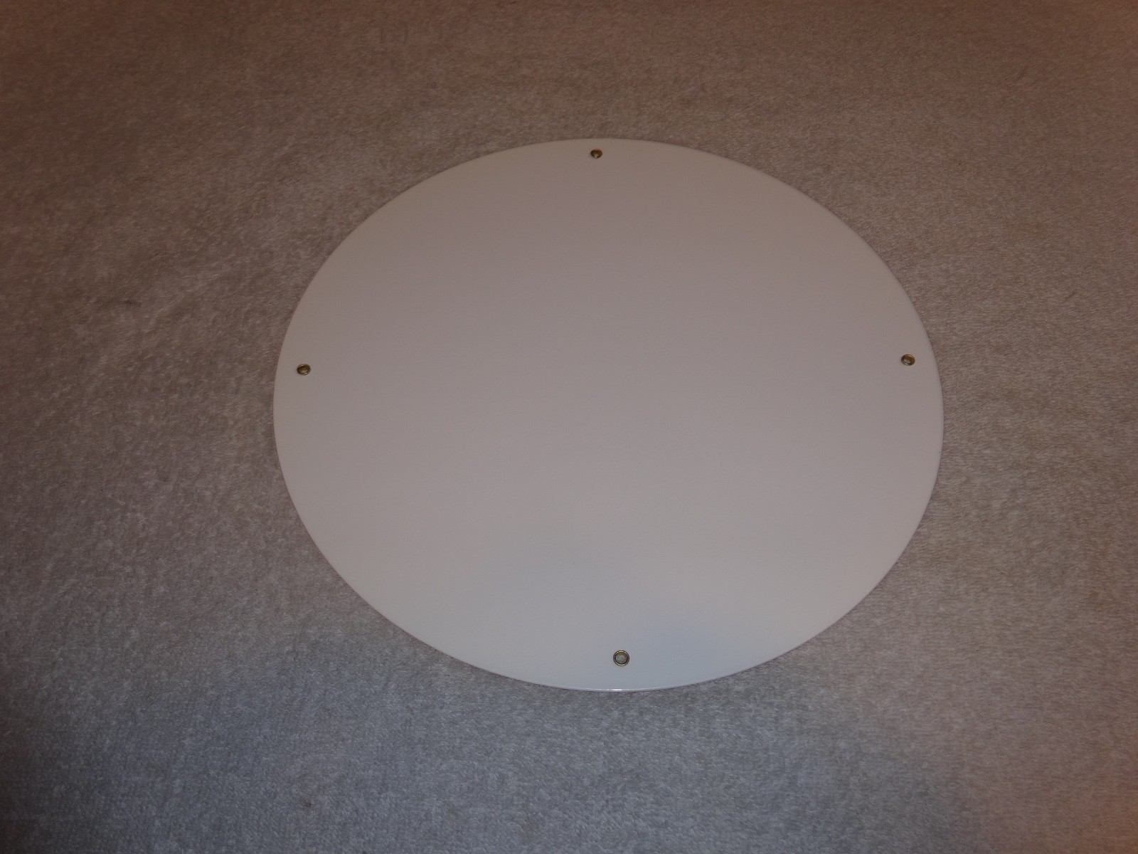 VINTAGE FLYING A GASOLINE WHITE 11 3/4" PORCELAIN METAL SERVICE STATION OIL SIGN