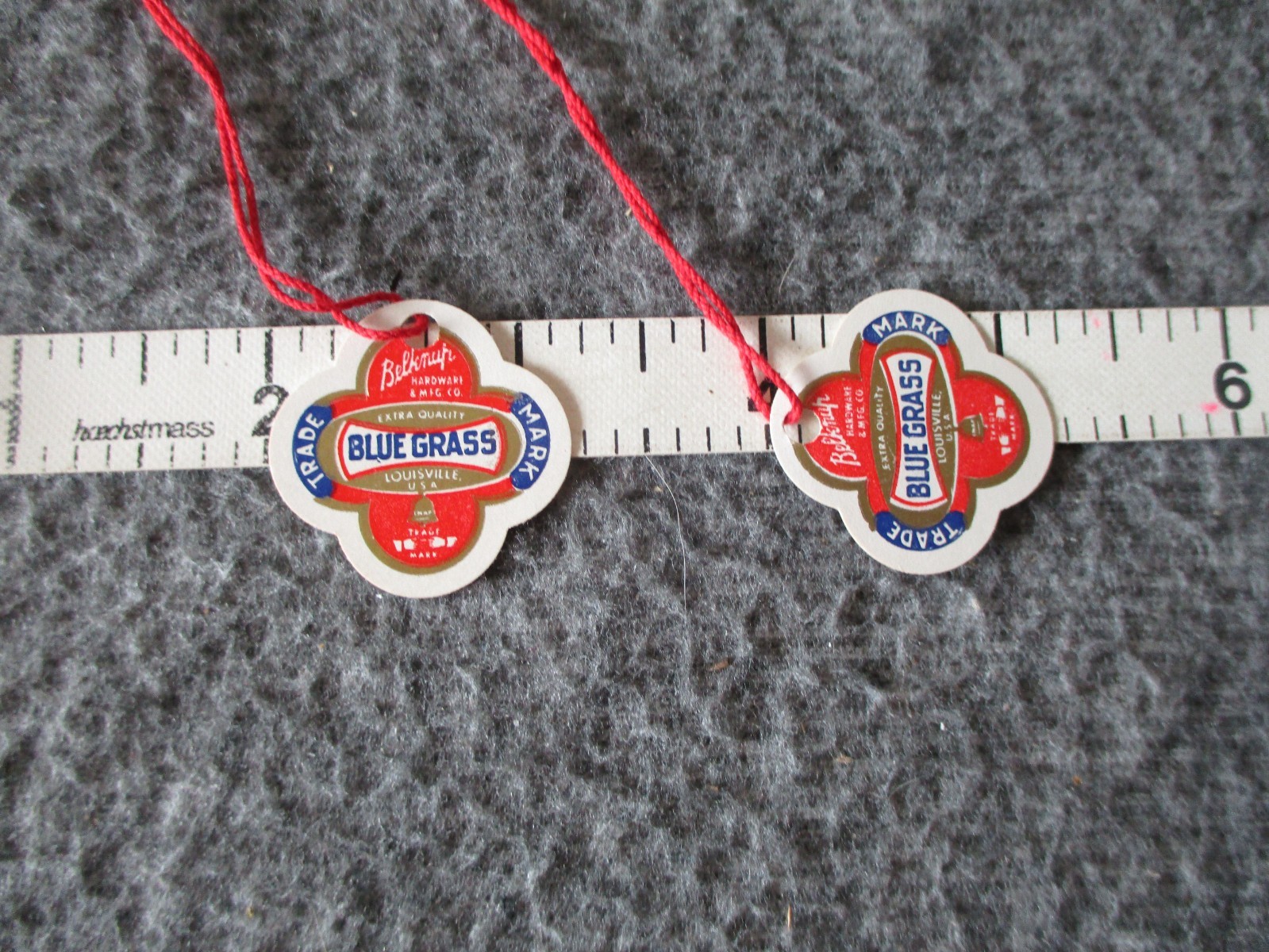 BELKNAP BLUE GRASS VINTAGE SALES STICKERS & PAPER PRICE TAGS - HUGE LOT - 200++