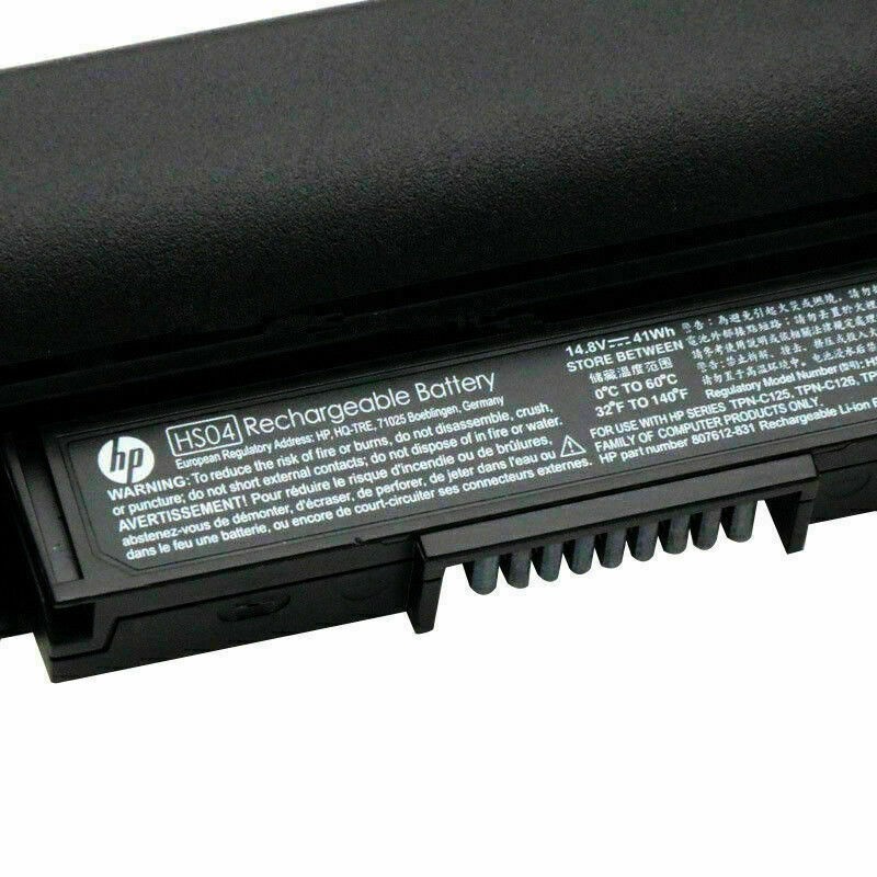 Genuine HS04 HS03 Battery For HP 807956-001 807957-001 807612-421 HSTNN-LB6U OEM
