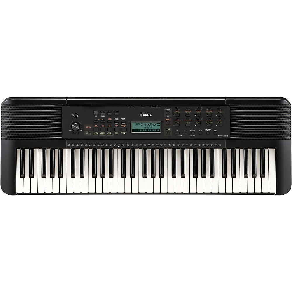 Yamaha PSRE283 61-Key Portable Keyboard with Power Adapter
