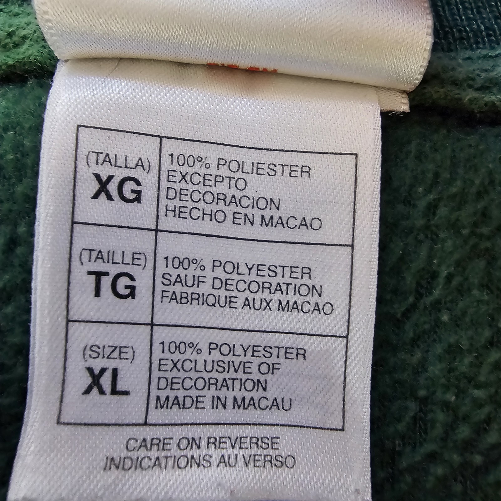 Vintage Disney Sweatshirt Size XL Grumpy Crewneck Fleece Green Cartoon 90s Flaw