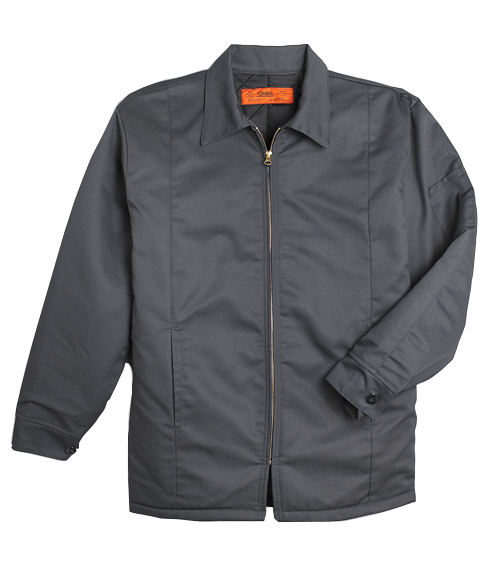Work Jackets Used Uniform Cintas Unifirst Red Kap Insulated Lined Panel Coat