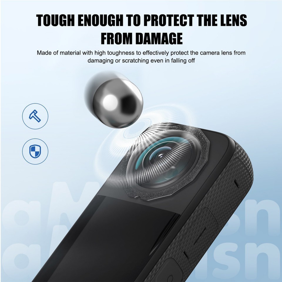 Lens Guards Cap Cover Lens Protector Sticky For Insta360 ONE X3 Sports Camera