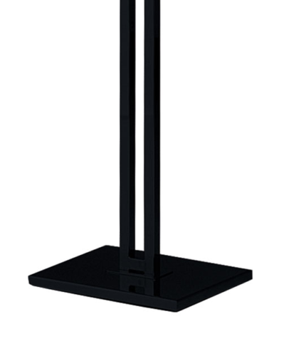 Clothes Rack Two Way 2 Straight Arms Clothing Retail Display Black 72" Metal