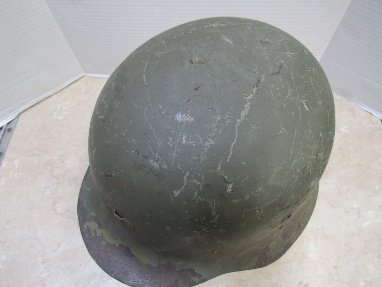 Original WW2 Era Spanish M42 Helmet Post War Liner Modelo Z