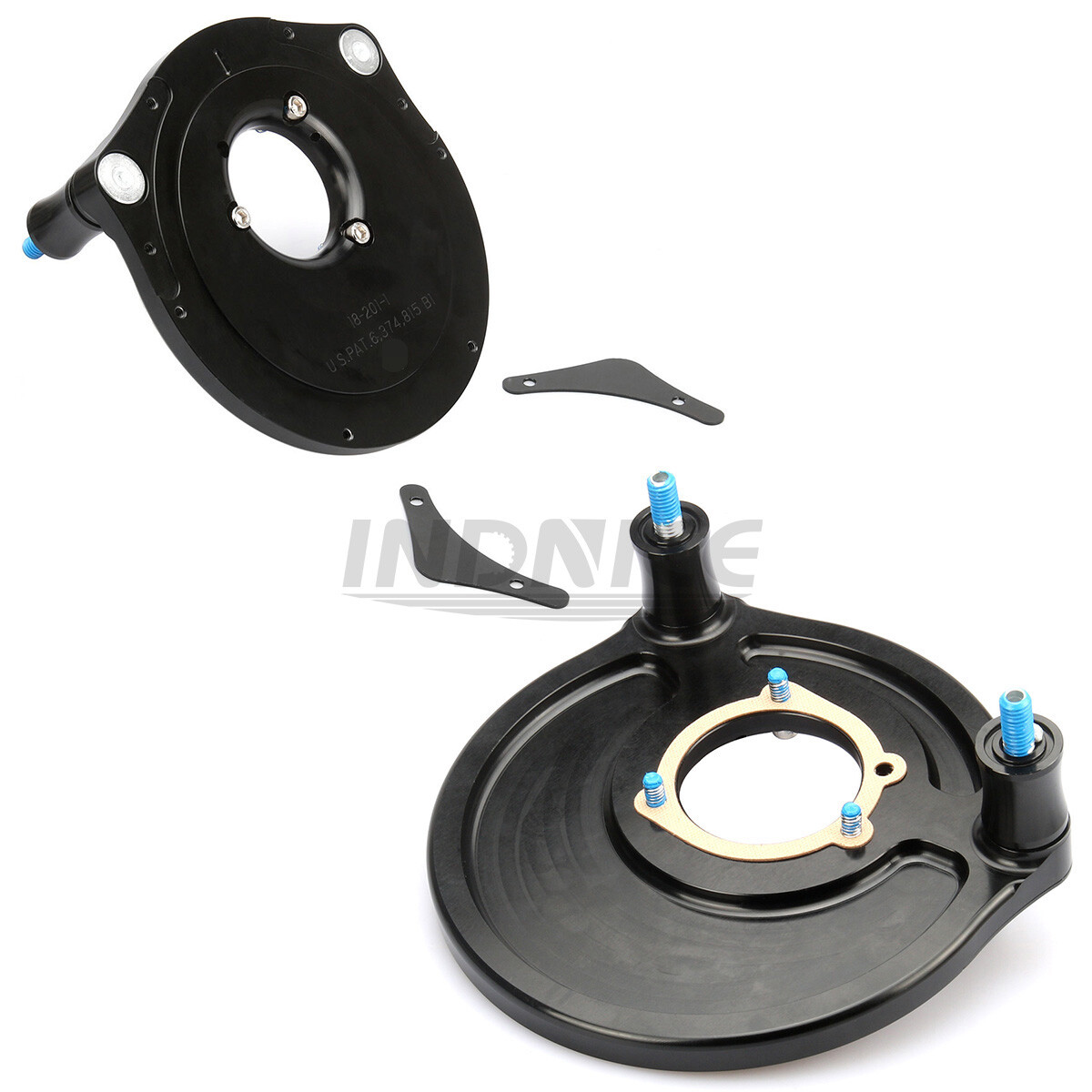 Black Cross Air Cleaner Filter For Harley Softail Slim Dyna FXDB Fat FXDF 00-15