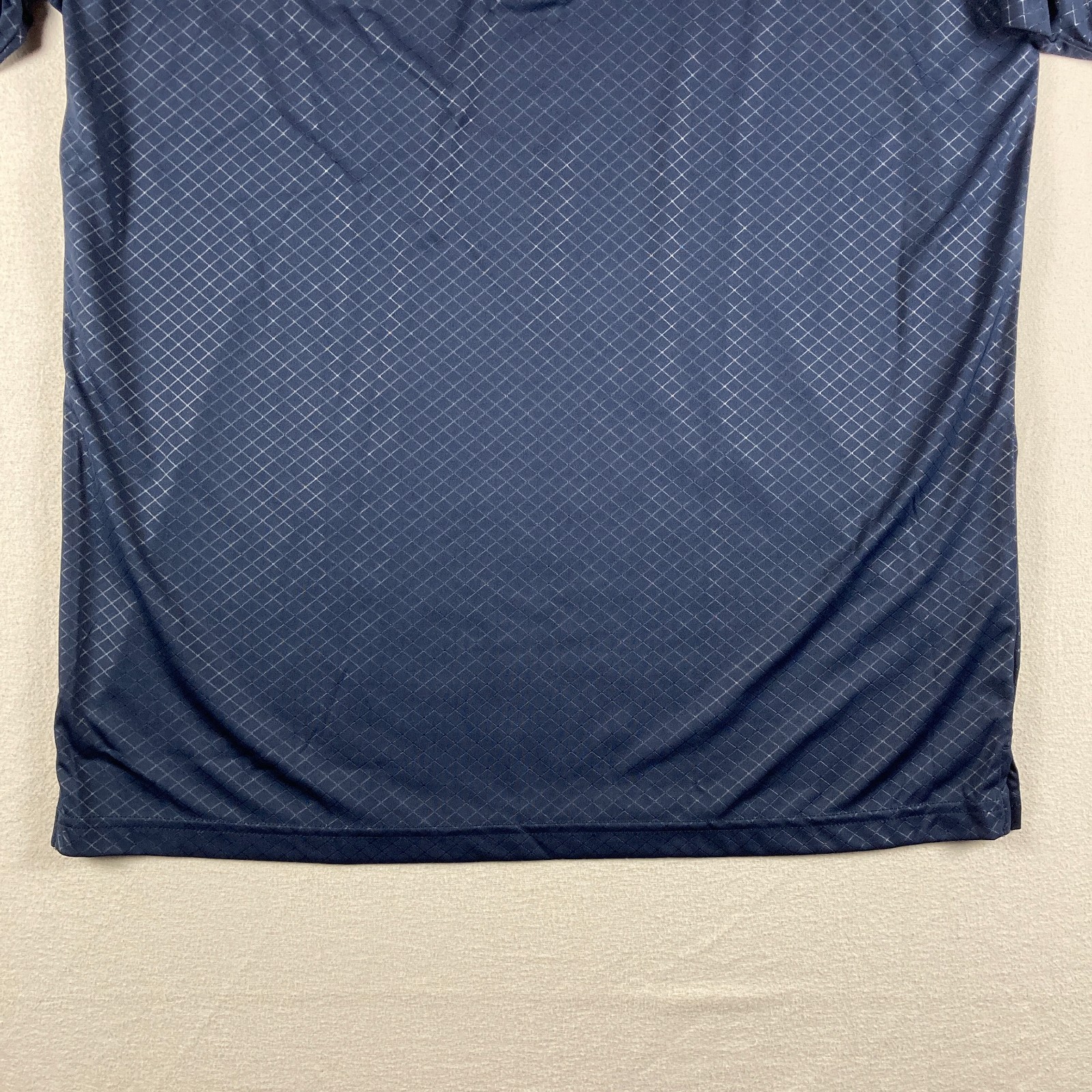 NEW Antigua Inspire MLB Golf Polo Mens Large Blue Navy Logo Diamond Stretch