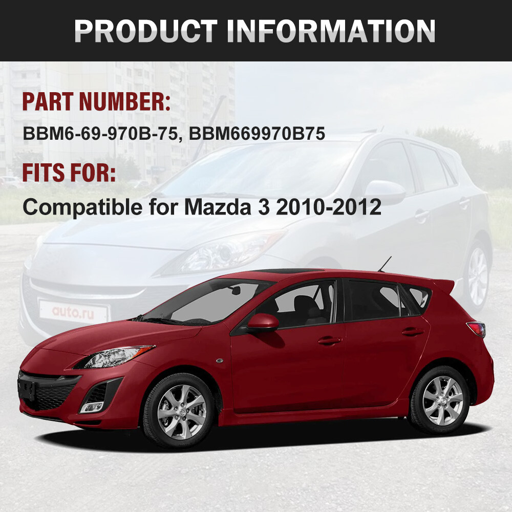 Overhead Console BBM669970B75 For Mazda3 2009-2013 w/Sunroof Switch w/Lights New