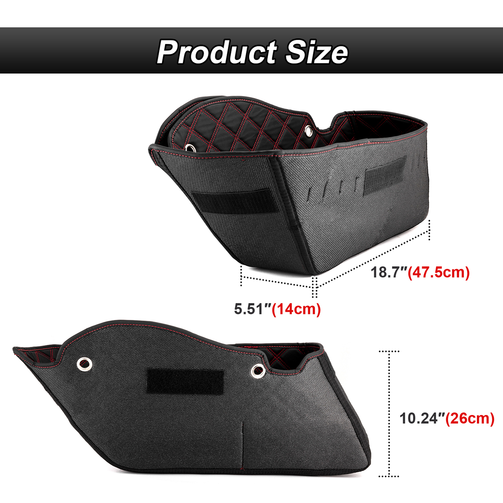 Saddlebag Luggage Liners Tool Bag For 2014-2023 Harley Touring Road Street Glide
