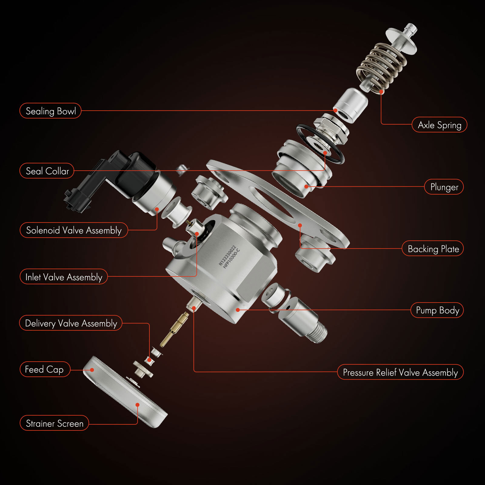High Pressure Fuel Pump for Ford Explorer Taurus Flex Lincoln MKS MKT 3.5L Turbo