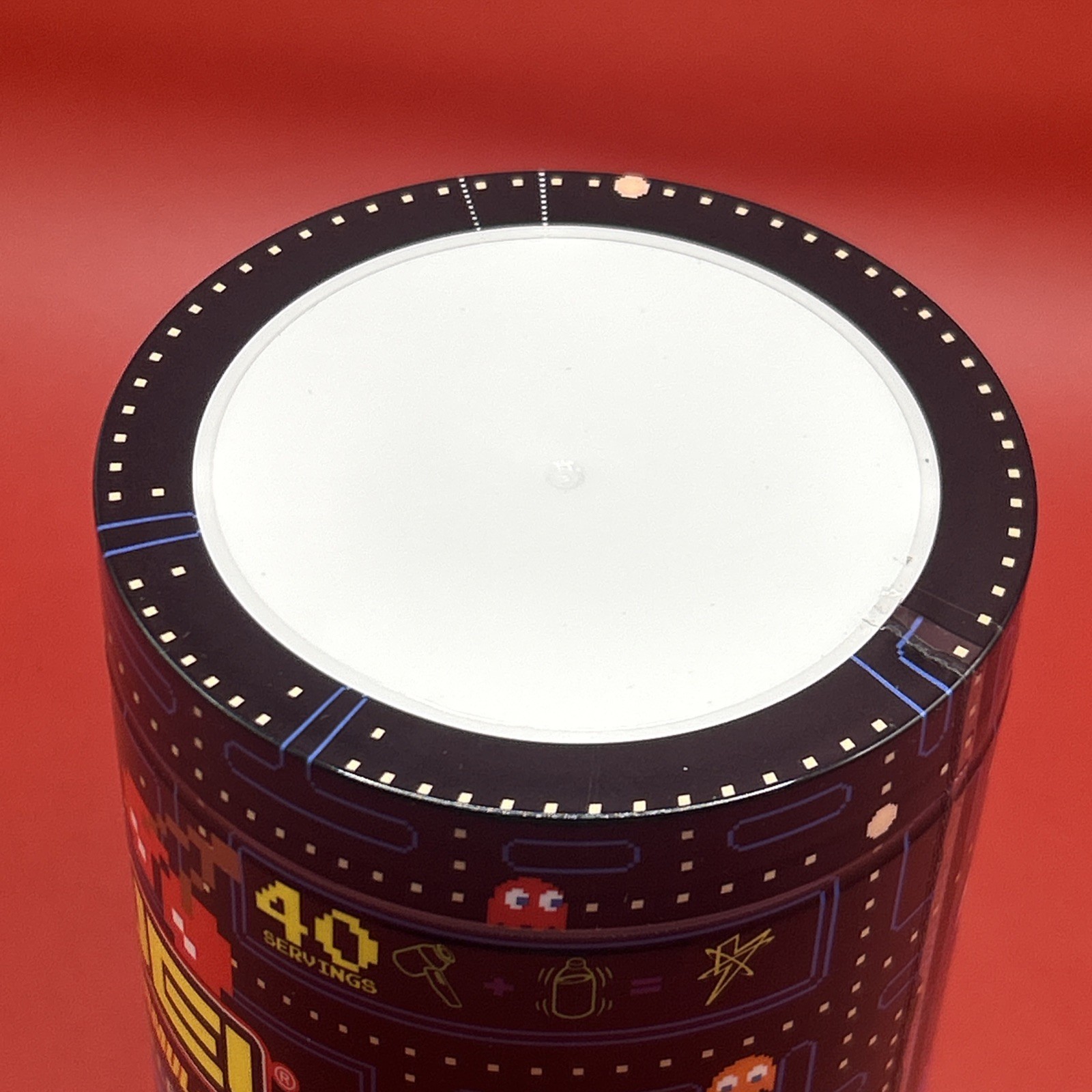 G FUEL Pac-Man Power Pellet Energy Tub (Cherry Lollipop) 40 Servings - Exp. 2028