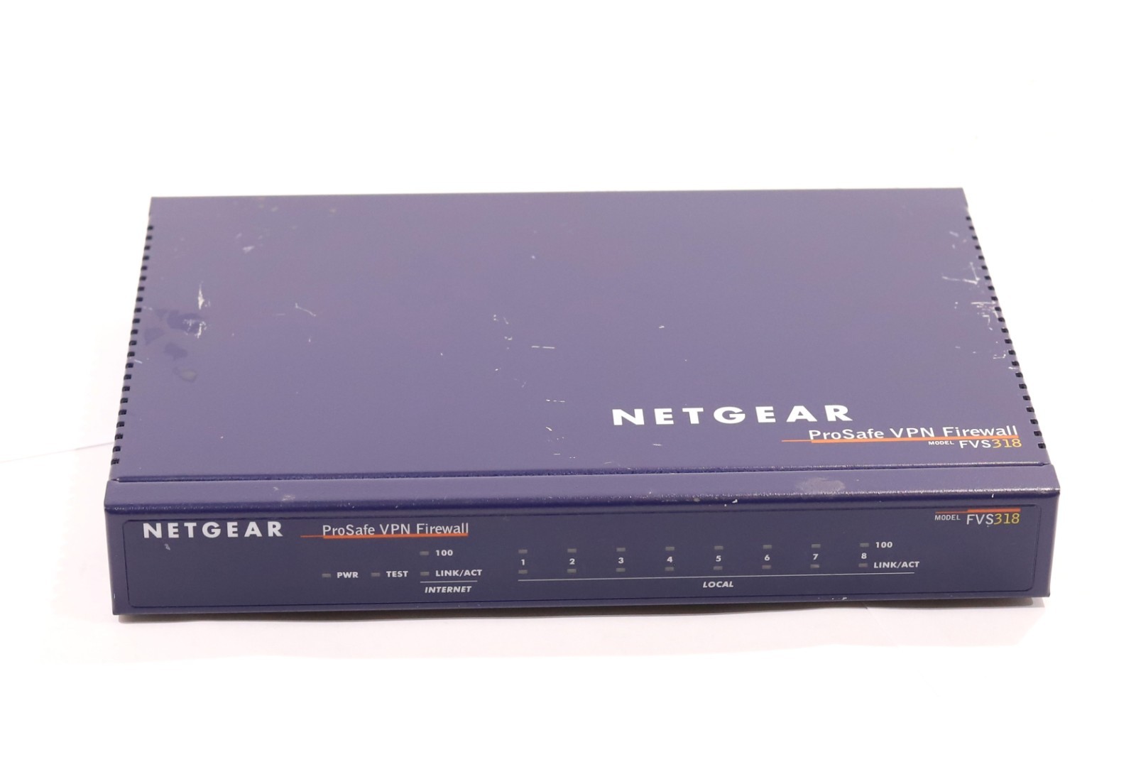 Netgear ProSafe FVS318 8-Port 10/100Mbps VPN Firewall Switch Tested Working