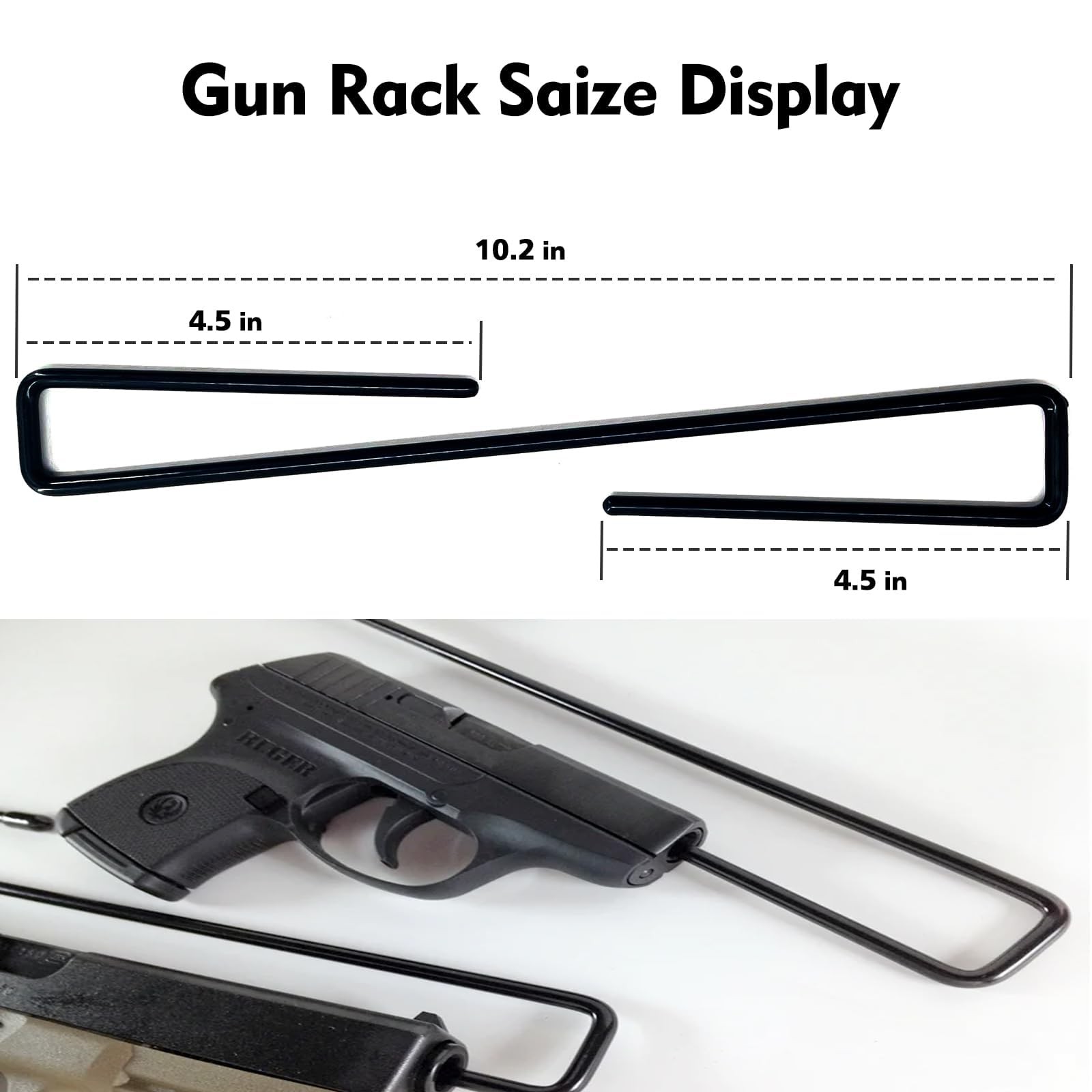 Rack for Safe,10 PCS Racks Safe Accessories,Handgun Rack for Cabinet,Handgun .