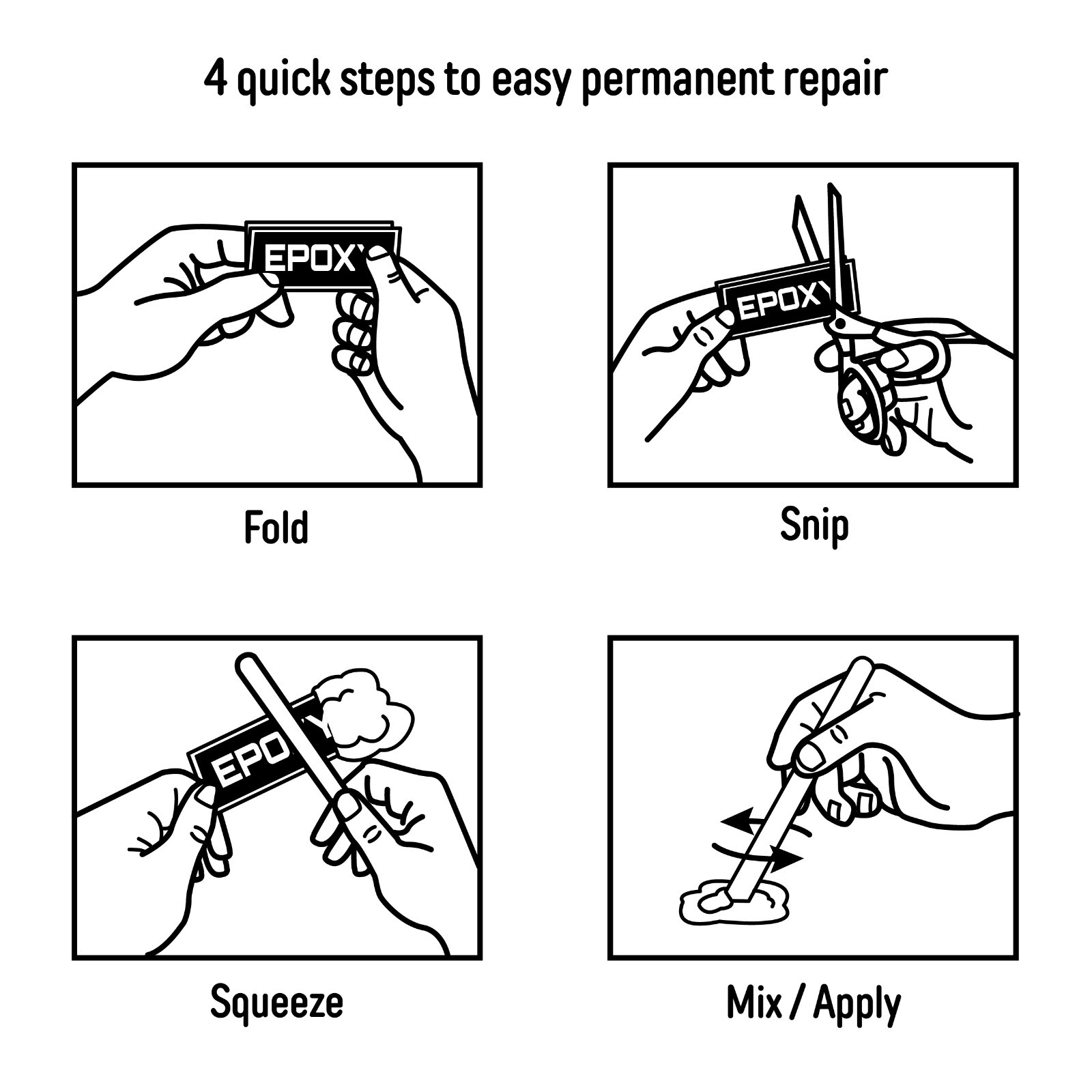 Hardman Double Bubble Orange High Peel Strength Epoxy - 04007 (5 pack)