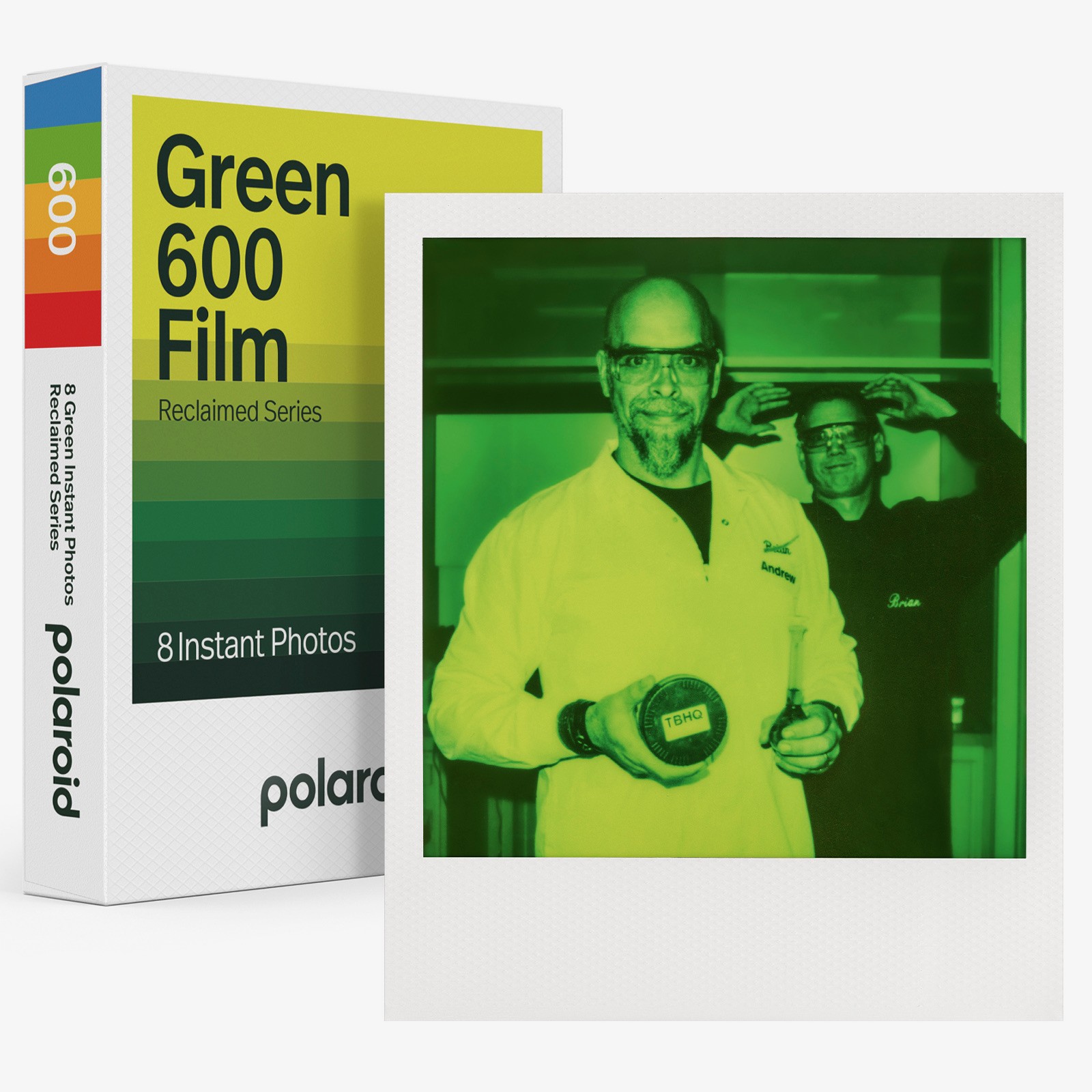 New Sealed Polaroid Green 600 Film Reclaimed Series for 600 & I-Type Cameras